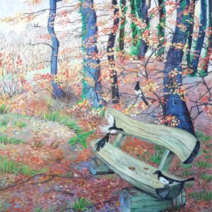 Пейзаж с сороками